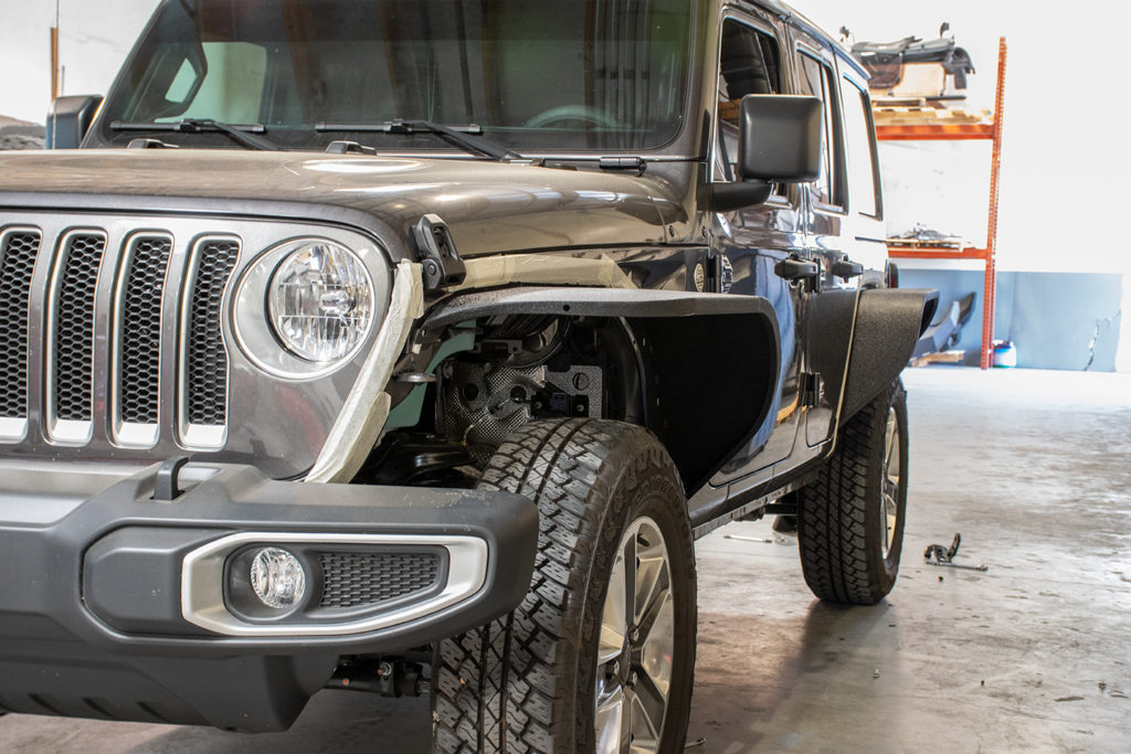 DV Offroad FDJL Jeep JL Wide Flat Fenders Set Of GodSpeed Off Road