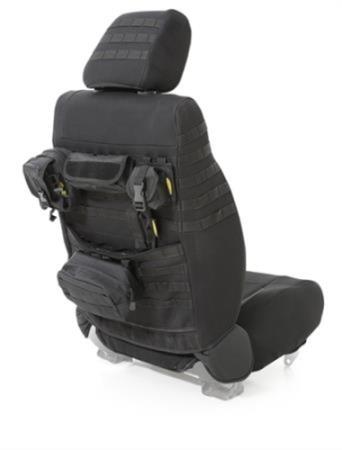 Smittybilt Neoprene Seat Cover Set Black Gray for 07-12 Wrangler JK 2-Door