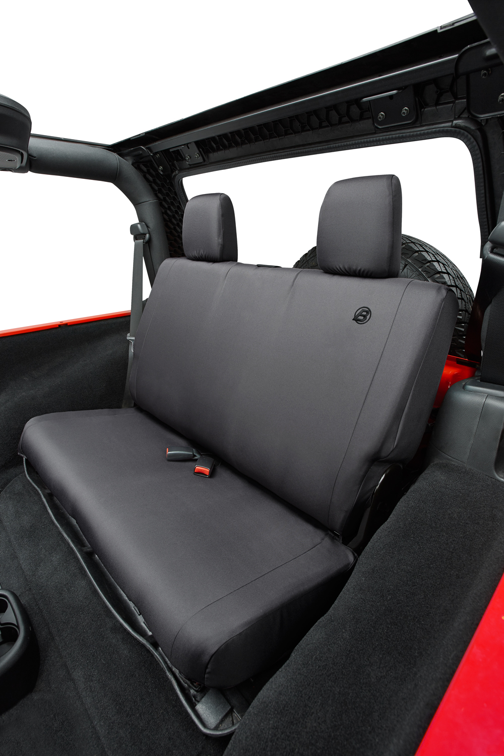 👉Bestop Jeep JK Seat Covers Rear Bench 07-17 Jeep Wrangler JK 2 Door Black  Diamond Each Bestop 29282-35 » GodSpeed Off-Road