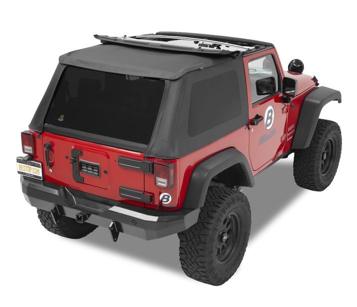 👉Bestop Jeep JK Replace-A-Top NX Only Tinted Windows 07-17 Jeep Wrangler JK  2-Door Black Diamond Kit Bestop 52822-35 » GodSpeed Off-Road