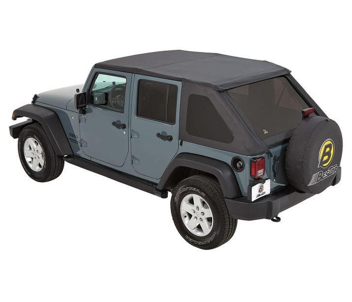 👉Bestop Jeep JK Unlimited Replace-A-Top NX Only Tinted Windows 07-17 Wrangler  JK Unlimited 4-Door Black Diamond Kit Bestop 52823-35 » GodSpeed Off-Road