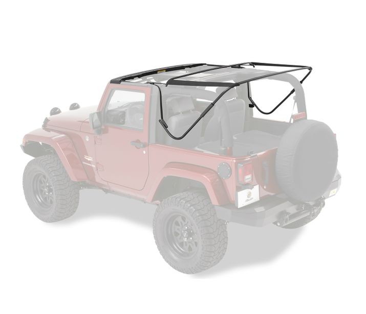 👉Bestop Jeep JK Soft Top Replacement Bow Kit 07-17 Jeep Wrangler JK 2-DR  Black Bestop 55000-01 » GodSpeed Off-Road