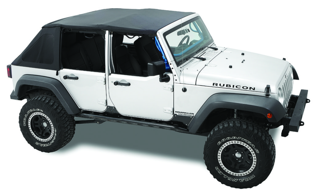 Jeep Wrangler Sun Cap Plus; Black Diamond (07-18 Jeep Wrangler JK 4